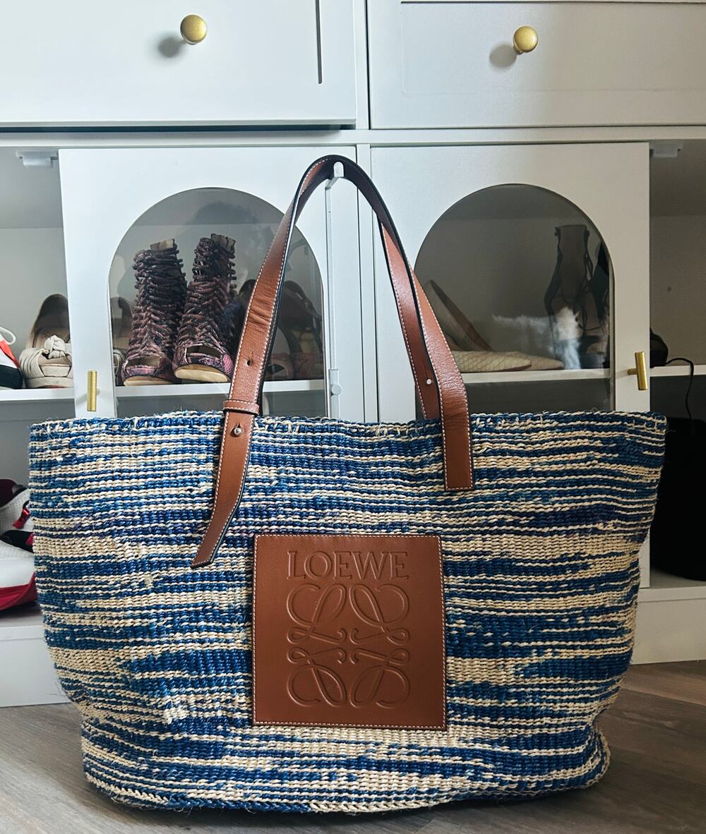 Loewe Paula’s Ibiza Raffia Basket Tote